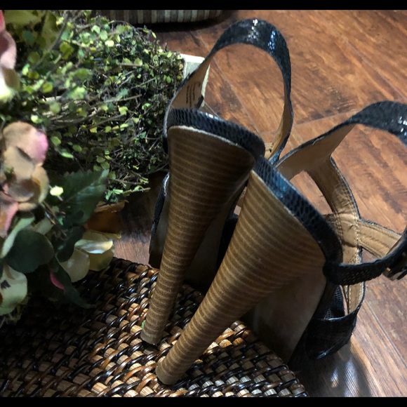 Steve Madden Hitower snakeskin heels sz 8 - Picture 5 of 8
